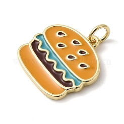 Латунь эмаль подвески&nbsp;KK-L262-13G-02