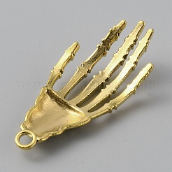 Сплавочные подвески тибетского стиля&nbsp;LS-TIBEP-WH0003-11AG