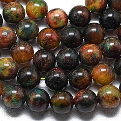 Натуральный Malaysia нефритовые бусы пряди&nbsp;G-L645-A01-14mm-04