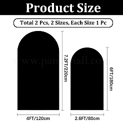 2 pieza de tela para cubrir arco de boda de poliéster de 2 estilos&nbsp;FEPA-CN0001-02C