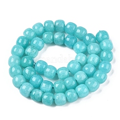 Chapelets de perles en jade blanc naturel teinté&nbsp;G-T138-S10