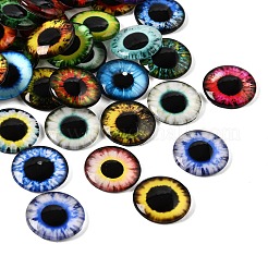 Cabochon in vetro trasparente stampato&nbsp;GL-CBAA22A-04