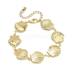 Bracelet à maillons en forme de coquillage en acier inoxydable 304 pour femme&nbsp;BJEW-JB13624