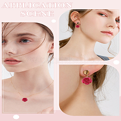 20 шт. подвески-розы из непрозрачной смолы&nbsp;FIND-LP0002-28