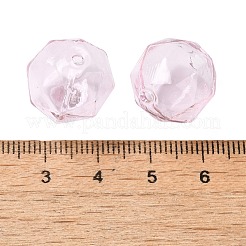 Perles en verre transparentes&nbsp;X1-GLAA-A041-01B-05
