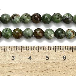 Естественный зеленый опал бисер нитей&nbsp;G-L642-B14-6mm