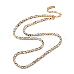 Женские цепочки-чашки со стразами из нержавеющей стали 304&nbsp;NJEW-G175-01G-02