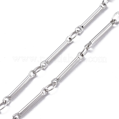3.28 Fuß echte Platin-Messing-Gliederketten&nbsp;X-CHC-R126-13P