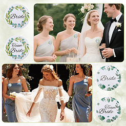 24 broche de hierro redondo y plano de 4 estilos para boda.&nbsp;JEWB-FG0001-79