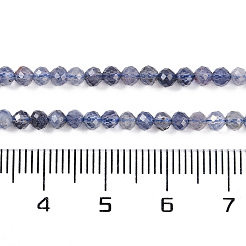 Природные иолит нитей бисера G-N342-32
