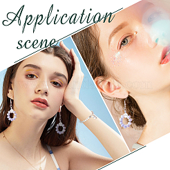 400шт 8 цвета непрозрачные окрашенные стеклянные бусины для выпечки&nbsp;EGLA-PH0001-28