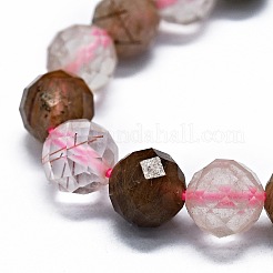 Naturale perle di quarzo rutilato fili&nbsp;G-G927-29