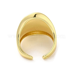 Покрытие стойки латунное кольцо на палец&nbsp;RJEW-C072-21G