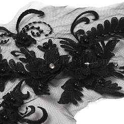 Accessori per ornamenti da ricamo in poliestere organza fiore 3d&nbsp;DIY-WH0308-243E