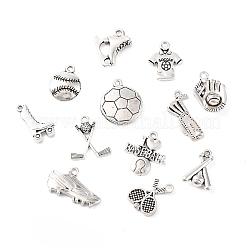 48шт 12 стиля подвески из сплава в тибетском стиле&nbsp;TIBE-FP0001-15