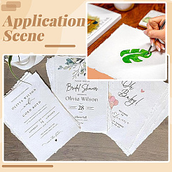 25 papier aquarelle en pâte de bois&nbsp;AJEW-SP0006-18B