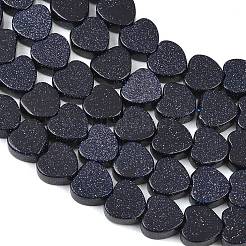 Synthetische blauen goldstone Perlen Stränge&nbsp;GG-CBA199E-B02-01