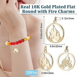 10шт латунные подвески&nbsp;KK-BBC0010-27