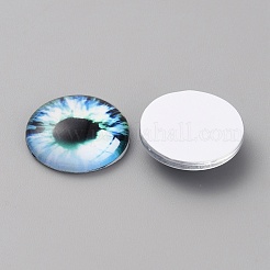Cabochons di vetro&nbsp;LS-GLAA-WH0033-75F-10
