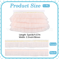 5 Yards Polyester-Spitzenband&nbsp;SRIB-GF0001-74A