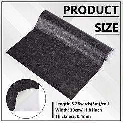 Film d'emballage en vinyle autocollant en fibre de voiture en PVC&nbsp;DIY-WH0061-064A