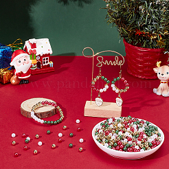 2000 шт. 2 стиля искусственный жемчуг и позолоченные акриловые бусины&nbsp;OACR-AR0001-32B