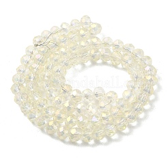 FilI di perline in vetro placcato&nbsp;EGLA-D020-6x4mm-70