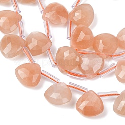 Natürliche sunstone Perlen Stränge&nbsp;G-L654-L02-01