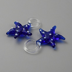 Стеклянные подвески&nbsp;GLAA-WH0036-22