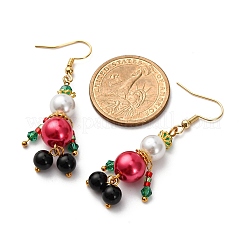 Болтающие серьги из стекла&nbsp;EJEW-MZ00483