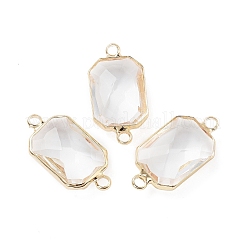 Стойка покрытие латунь паве стекло соединители подвески&nbsp;KK-M013-03G