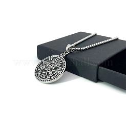 Ожерелья из нержавеющей стали с подвеской в виде звезды хип-хопа для мужчин и женщин&nbsp;KT6761