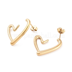 Pendientes de acero inoxidable quirúrgico 316 para mujer&nbsp;STAS-M062-02G-E