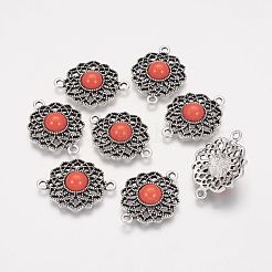 Соединители из сплава в тибетском стиле&nbsp;PALLOY-G170-01AS