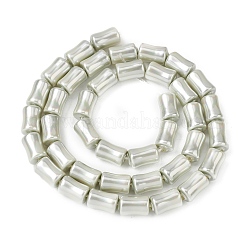 Нити бусин из гальванизированного непрозрачного стекла&nbsp;EGLA-H113-07D