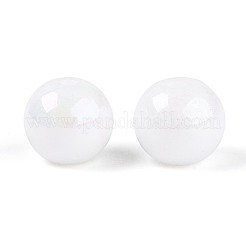 Гальванизированные круглые стеклянные бусины нити&nbsp;EGLA-T029-07K