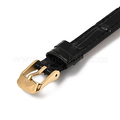 Bracelets en simili cuir avec boucles en acier inoxydable&nbsp;AJEW-Z053-01E