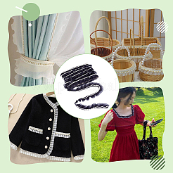 Шифоновая складчатая лента&nbsp;OCOR-WH0070-205A