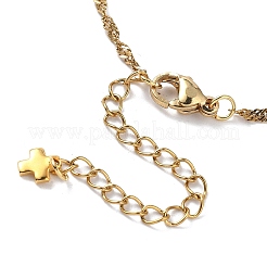 Браслеты из нержавеющей стали 304 с поперечными связями&nbsp;BJEW-JB11699-01