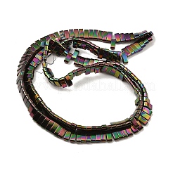 Chapelets de perles en hématite synthétique électrolytique sans magnétiques&nbsp;G-G089-A02-01
