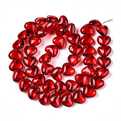 Прозрачные стеклянные бусины нити&nbsp;GLAA-T023-13A