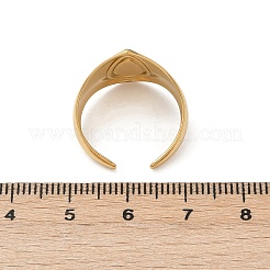 Открытые кольца манжеты из нержавеющей стали 304&nbsp;RJEW-S629-04G