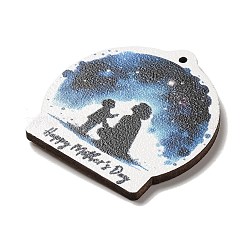 Деревянные подвески на тему Дня матери&nbsp;FIND-Z031-01D