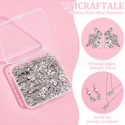 60 шт. Подвески из сплава в тибетском стиле&nbsp;TIBEP-UN0001-15