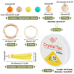 Набор для самостоятельного изготовления бисерного брелока-браслета&nbsp;DIY-CA0004-43