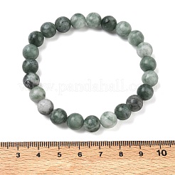 Natürliche Jade-Rundperlen-Stretcharmbänder&nbsp;GG-CBA12F1-02A-03