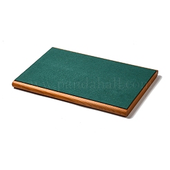 Présentoirs en bois à 12 fente avec pendentif en velours&nbsp;VBOX-C003-07A
