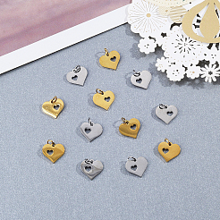 20 шт. подвески из нержавеющей стали 304 двух цветов&nbsp;STAS-CJ0001-154