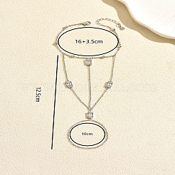 Elegante Armbänder aus Messing mit mehrlagigem&nbsp;PZ1689