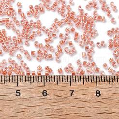 Perles de rocaille en verre de couleurs intérieures transparentes&nbsp;SEED-H003-04G